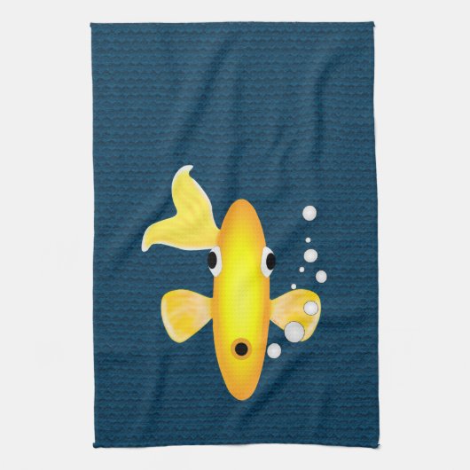 Goldfish Kitchen Towel Theedoek (Verticaal)