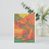 Goldfish - Koi Briefkaart (Staand voorkant)
