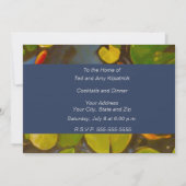 Goldfish Koi Pond Water Lilies Kaart (Achterkant)