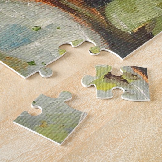 Goldfish Koi Pond Water Lilies Legpuzzel (Zijkant)