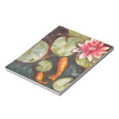 Goldfish Koi Pond Water Lilies Notitieblok (Linkerzijde)