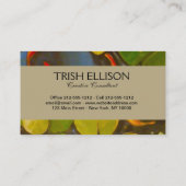 Goldfish Koi Pond Water Lilies Visitekaartje (Achterkant)