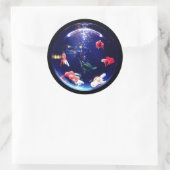 Goldfish kom aquarium sticker (Tas)