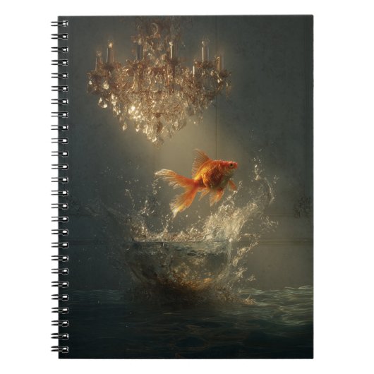 Goldfish Leap Spiral Notitieboek (Voorkant)