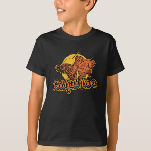 Goldfish Lover Aquarium Retro Animal T-shirt