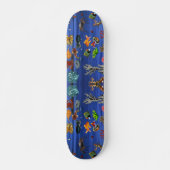 Goldfish Marine Ocean Life Blauw Zee Koraal Persoonlijk Skateboard (Voorkant)