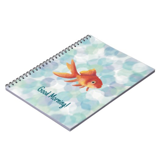 Goldfish Notizbuch im Watercolor+Style  Notitieboek (Linkerzijde)
