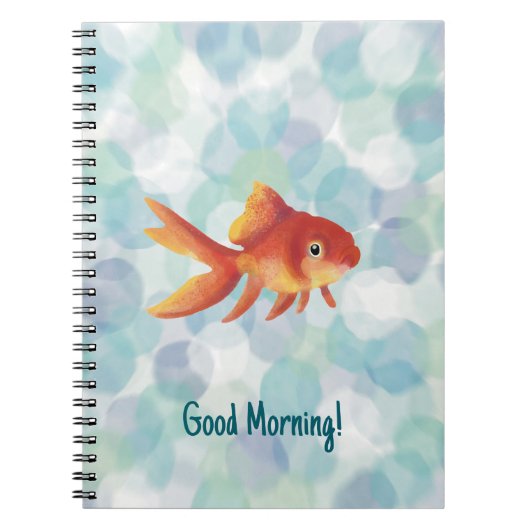 Goldfish Notizbuch im Watercolor+Style  Notitieboek (Voorkant)