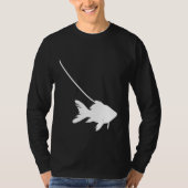 Goldfish on a Leash Fish Pet Aquarium Animal Zoo C T-shirt (Voorkant)