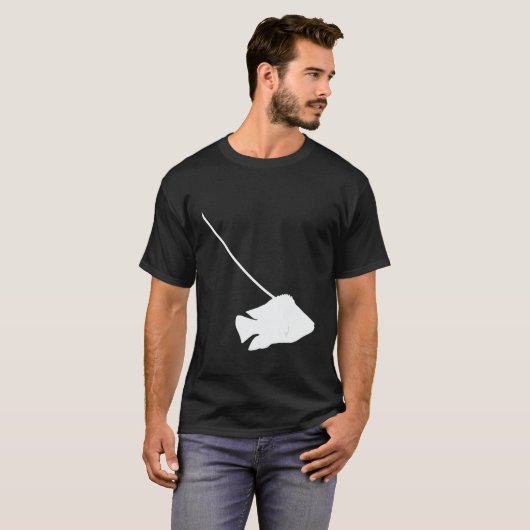 Goldfish on a Leash Fish Pet Aquarium Animal Zoo C T-shirt (Voorkant volledig)