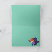 Goldfish ontwerp "dank u" wenskaart bedankkaart (Binnen)