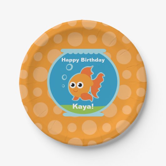 Goldfish Party Paper Bord (Voorkant)
