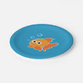 Goldfish Party Papieren Bordje (Gekanteld)