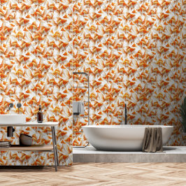 Goldfish Patroon Behang en Gordijn