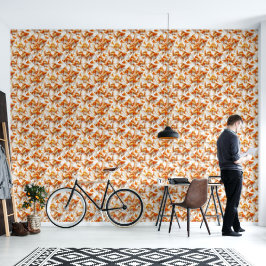 Goldfish Patroon Behang en Gordijn