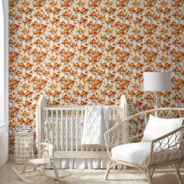 Goldfish Patroon Behang en Gordijn