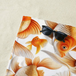 Goldfish Patroon Behang en Gordijn Strandlaken