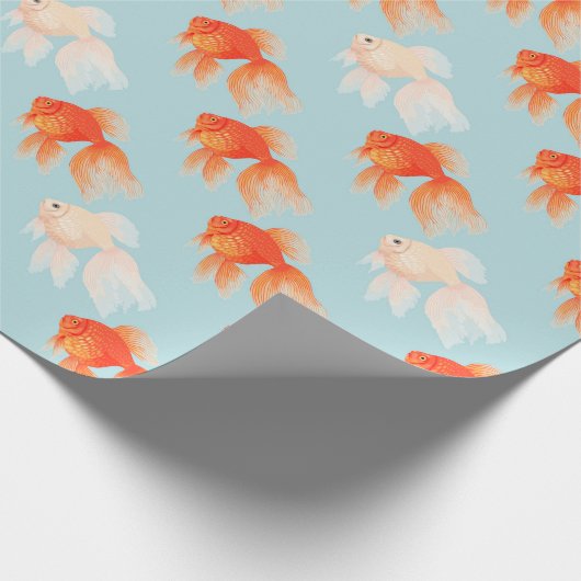 Goldfish Pattern-pakpapier Cadeaupapier (Hoek)