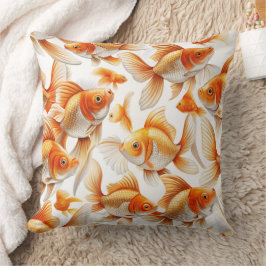 Goldfish Pattern Sierkussen en fleece deken