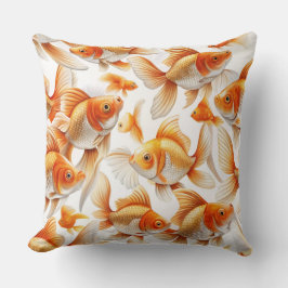 Goldfish Pattern Sierkussen en fleece deken