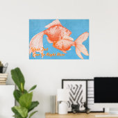 Goldfish print (Thuiskantoor)