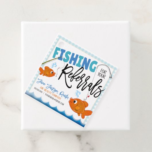 Goldfish Realtor Pop door Label (In situ)