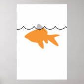 Goldfish Shark Poster/Print Poster (Voorkant)