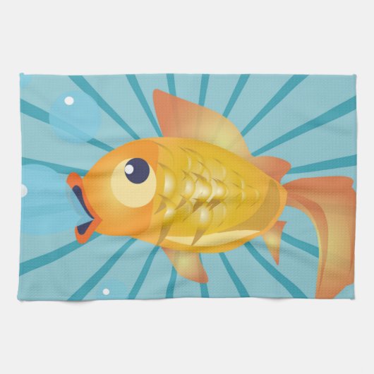 GOLDFISH THEEDOEK (Horizontaal)