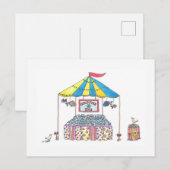 Goldfish Toss Briefkaart (Voorkant / Achterkant)