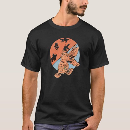 Goldfish Underwater Fish Aquarist Fishkeeping T-shirt (Voorkant)