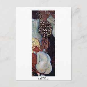 Goldfish, van Klimt Gustav Briefkaart