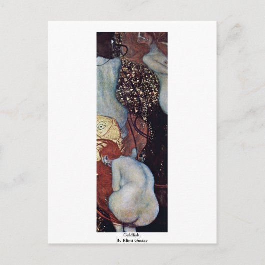 Goldfish, van Klimt Gustav Briefkaart (Voorkant)