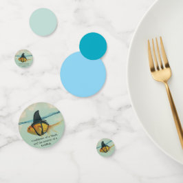 Goldfish with a Shark Fin Confetti