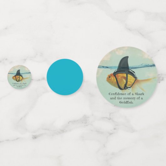 Goldfish with a Shark Fin Confetti (Achterkanten)