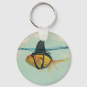 Goldfish with a Shark Fin Sleutelhanger (Voorkant)