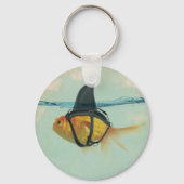 Goldfish with a Shark Fin Sleutelhanger (Achterkant)