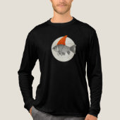 Goldfish with a Shark Fin Tri-Blend Shirt (Voorkant volledig)
