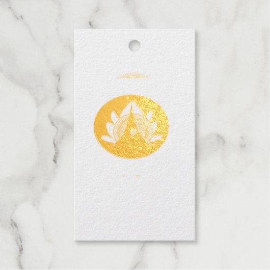 GoldFoil cadeau Label (Voorkant)