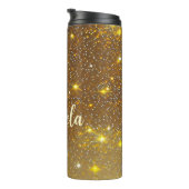 Goldglitzer Immitation Thermosbeker (Geroteerd rechts)