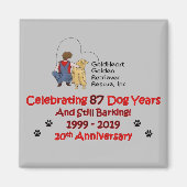 GoldHeart 20e Jubileum magneet (Voorkant)