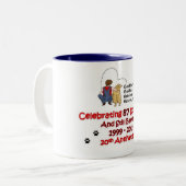 GoldHeart 20e Jubileum Mok (Voorkant links)