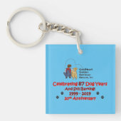 GoldHeart Celebration Sleutelhanger (Voorkant)