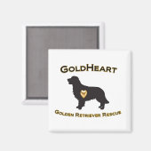 GoldHeart GRR Magneet met Gouden Hart (Voorkant / Achterkant)