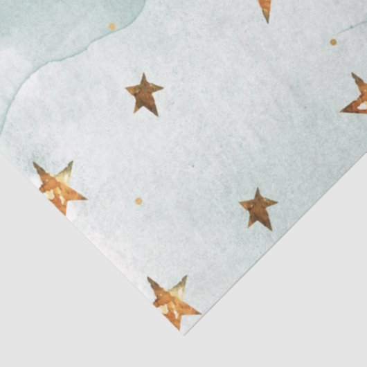 GoldI-ontwerp met kerstWaterverf 16 Tissuepapier (Detail)