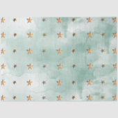 GoldI-ontwerp met kerstWaterverf 16 Tissuepapier (Voorkant)