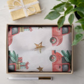 GoldI-ontwerp met kerstWaterverf 17 Tissuepapier (Geschenk)