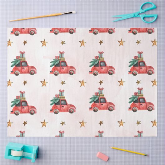 GoldI-ontwerp met kerstWaterverf 17 Tissuepapier (Craft)