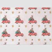 GoldI-ontwerp met kerstWaterverf 17 Tissuepapier (Voorkant)