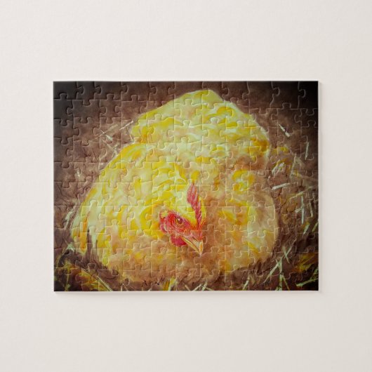 Goldie de Kip Puzzel 8" x 10" (Horizontaal)