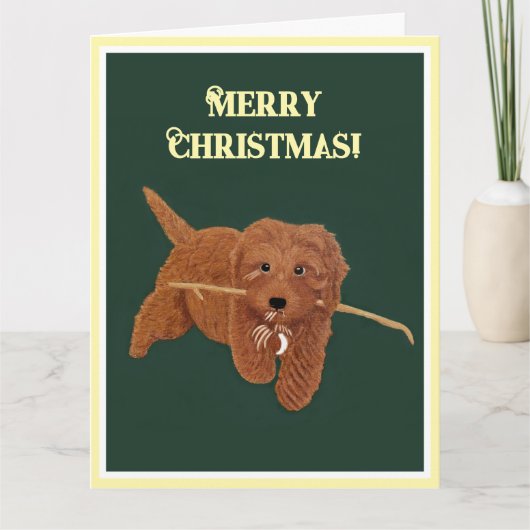 Goldie Doodle Greeting Card Kaart (Voorkant)